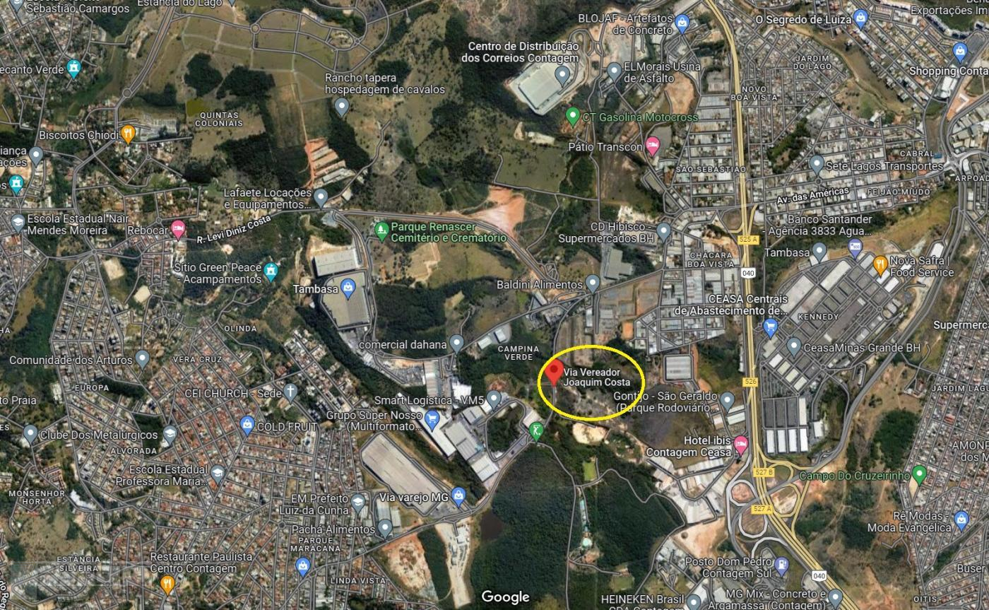 Área para Venda em Contagem / MG no bairro Campina Verde