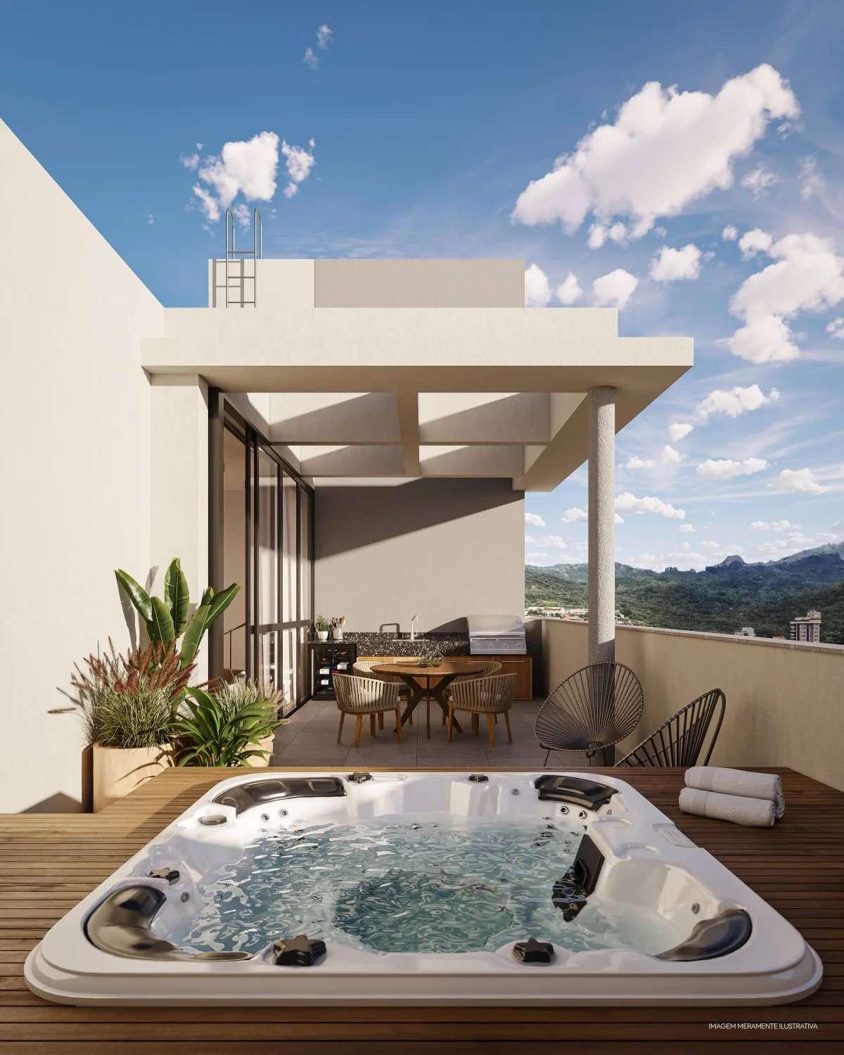 Cobertura à venda, Serra, com 2 quartos, 91,91m²